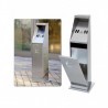 Cendrier inox sur colonne 5.5L BARTSCHER Cendriers