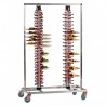 Chariot duo 168 assiettes TECH INNOV Plate carts