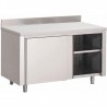 Meuble bas adossé P700mm  Meubles bas inox