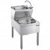 Combi lave-mains inox et évier BARTSCHER Lave-mains inox