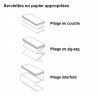 Distributeur d'essuie-mains inox  Distributeurs d'essuie-mains