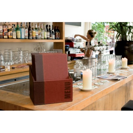 Box de 20 protège-menus A4 TRENDY SECURIT Protège-menus A4