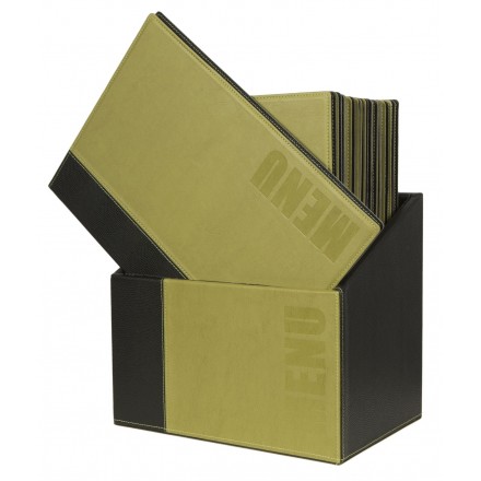 Box de 20 protège-menus A4 TRENDY SECURIT Protège-menus A4