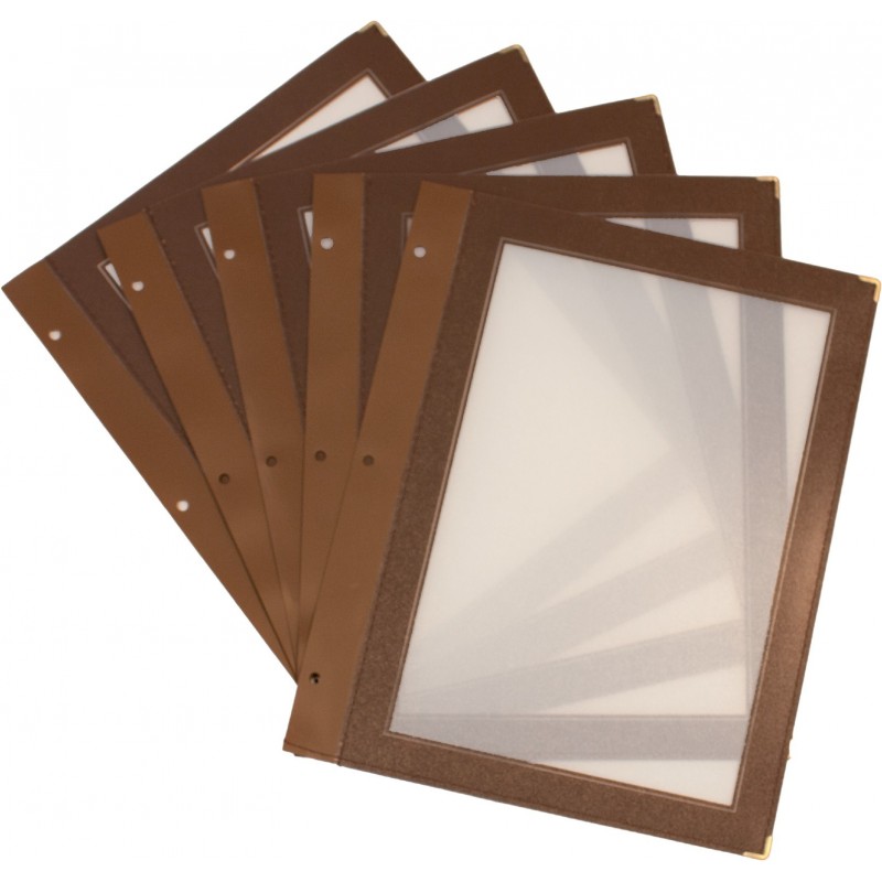 Inserts plastiques A4 pour protège-menus bois SECURIT Accessoires Inserts plastiques A4 pour protège-menus bois SECURIT Accessoires