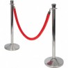 Corde 1,5m embouts chromés SECURIT Poteaux d'accueil / Tapis
