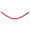 Corde 1,5m embouts dorés SECURIT Reception posts / Mats