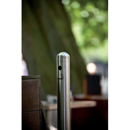 Cendrier colonne INOX SECURIT Cendriers