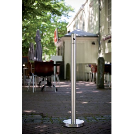 Cendrier colonne INOX SECURIT Cendriers