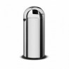 Poubelle obus 52L inox