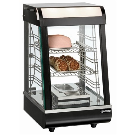 Vitrine chaude "Déli Compact" 52L avec canopi BARTSCHER Vitrines chauffantes