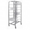 Échelle 2x8 niveaux pour bacs de diviseuse L2G Échelles de transport inox