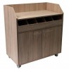 Light oak camarero sideboard LIGNE CHR SERVICE TROLLEYS