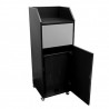 Black fast food trash can  Snack garbage can furniture