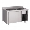 Plonge placard | 2 bacs  Plonges inox