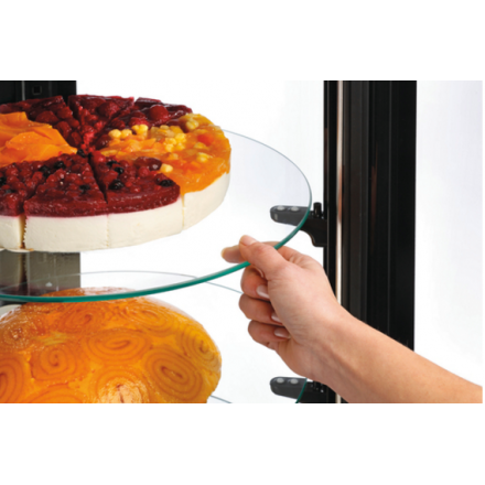 Vitrine à gâteaux ronde 100L BARTSCHER Vitrines à gâteaux rotatives