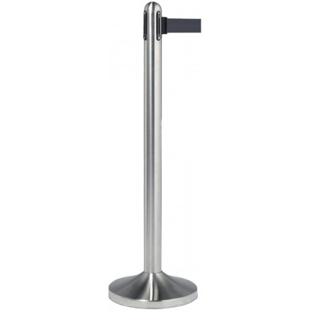Poteau d'accueil à corde rétractable INOX SECURIT Poteaux d'accueil / Tapis