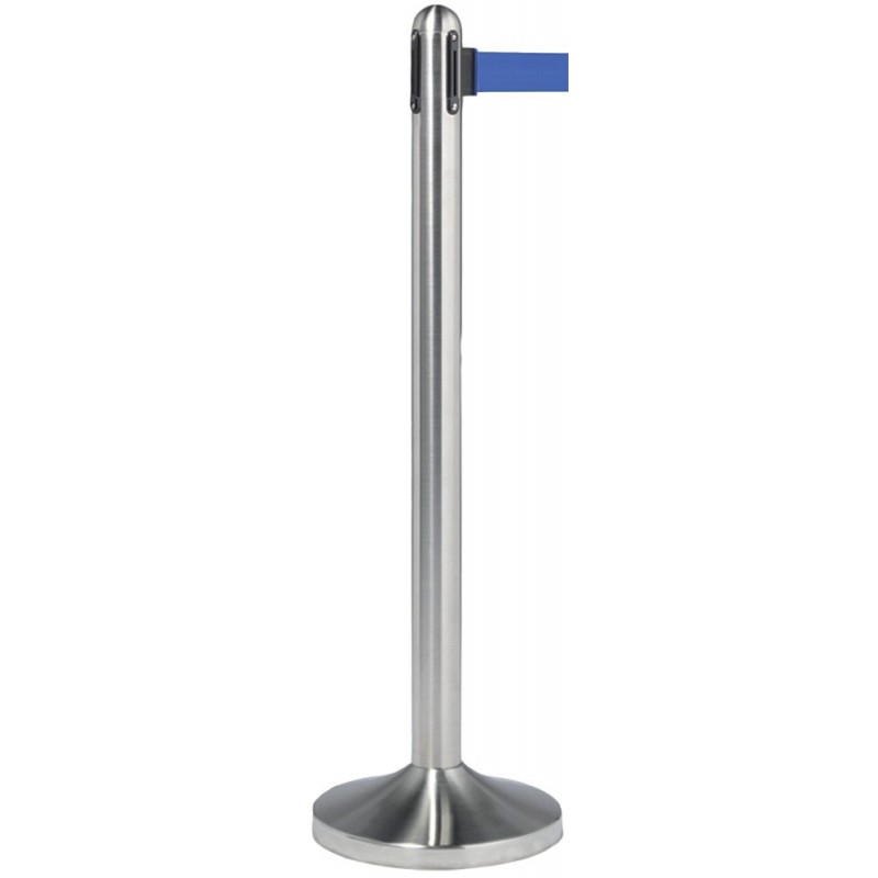 Poteau d'accueil à corde rétractable INOX SECURIT Poteaux d'accueil / Tapis Poteau d'accueil à corde rétractable INOX SECURIT Poteaux d'accueil / Tapis