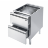 Soubassement avec 2 tiroirs BARTSCHER Cuisson