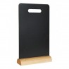 Ardoise de table "carry" socle bois SECURIT Salle