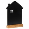 Ardoise de table "house" socle bois SECURIT Salle
