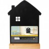 Ardoise de table "house" socle bois SECURIT Salle