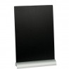 Ardoise de table "A4" socle alu SECURIT Salle