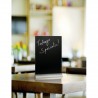 Ardoise de table "A4" socle alu SECURIT Salle