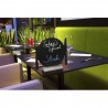 Ardoise de table "PLATE" socle alu SECURIT Salle