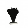 Ardoise de table "ICECREAM" socle alu SECURIT Salle