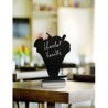 Ardoise de table "ICECREAM" socle alu SECURIT Salle
