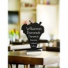 Ardoise de table "ICECREAM" socle alu SECURIT Salle