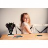 Ardoise de table "ICECREAM" socle alu SECURIT Salle