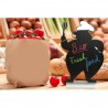 Ardoise de table "CHEF" socle alu SECURIT Salle