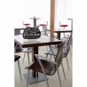 Ardoise de table "SANDWICH" socle alu SECURIT Salle