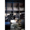 Ardoise de table "WINE" socle alu SECURIT Salle