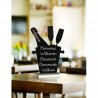 Ardoise de table "CHAMPAIGN" socle alu SECURIT Salle
