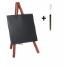 Chevalet de table "MINI" acajou SECURIT Salle