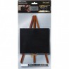 Chevalet de table "MINI" acajou SECURIT Salle