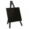 Lot de 3 chevalets de table "MINI" noir SECURIT Salle