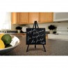 Lot de 3 chevalets de table "MINI" noir SECURIT Salle