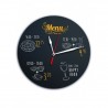 Ardoise murale CLOCK SECURIT Salle