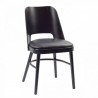 Chaise COLISÉE | Wengé & Noir LIGNE CHR Chaises d'intérieur