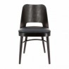 Chaise COLISÉE | Wengé & Noir LIGNE CHR Chaises d'intérieur