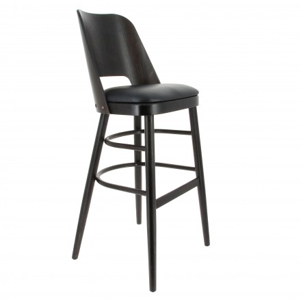 Chaise haute COLISÉE wengé LIGNE CHR INDOOR CHAIRS