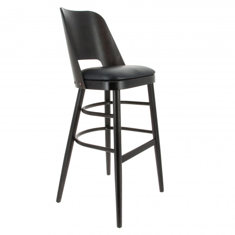 Chaise haute COLISÉE wengé LIGNE CHR INDOOR CHAIRS