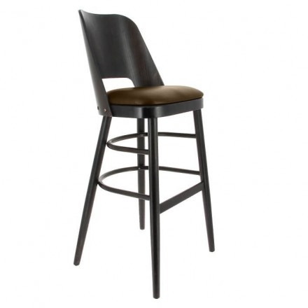 Chaise haute ATELIER wengé VALERO Chaises d'intérieur