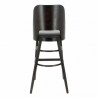 Chaise haute COLISÉE | Wengé & Noir LIGNE CHR Chaises d'intérieur