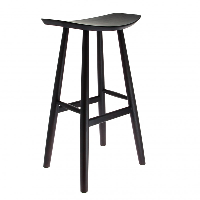 Tabouret de bar KYOTO wengé  Chaises d'intérieur