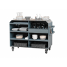 Metallic gray LANA sideboard LIGNE CHR Home