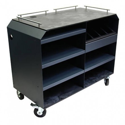 Metallic gray LANA sideboard  restaurant room